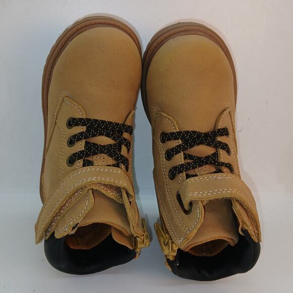 Wonder Nation Toddler Boys Hiking Boots - Size 9T - Natural - Picture 5 of 6